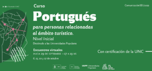 Lee más sobre el artículo CURSO DE PORTUGUÉS NIVEL INICIAL PARA PERSONAS  RELACIONADAS AL ÁMBITO TURÍSTICO